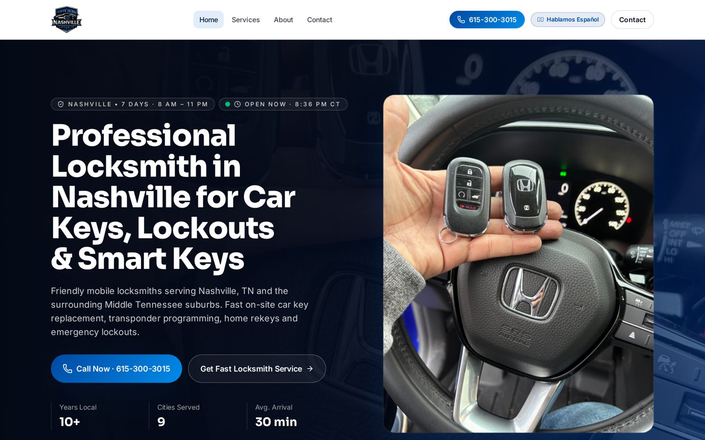 Nashville Transponder Locksmith screenshot